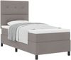 vidaXL Boxspringbett mit Kopfteil Taupe 80 x 200 cm Stoff 3339347 Bild 2