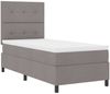 vidaXL Boxspringbett mit Kopfteil Taupe 80 x 200 cm Stoff 3339347 Bild 5