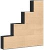 vidaXL Bücherregal Schwarz Eichen-Optik 155 x 24 x 160 cm 862441 Bild 5