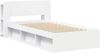 vidaXL Bettgestell mit Stauraum Weiß 90x190 cm Holzwerkstoff 3433334 Bild 3