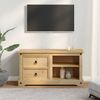 vidaXL TV-Schrank Corona 100x40x52 cm Massivholz Kiefer 4005668 Bild 3