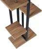 Pflanzregal Somero 150x34x21cm Schwarz / Walnuss-Optik [en. casa] Bild 4
