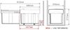 EKOTECH 90004162S Abfallsorter MEGA mit 1x 34 Liter Abfallvolumen / 1-fach Trennung / Soft Closing System Bild 2