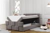 Boxspringbett Schlafzimmerbett MURILO 200x200cm in Stoff Monolith Olive Bild 2