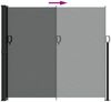 vidaXL Seitenmarkise Ausziehbar Anthrazit 180x600 cm 4004548 Bild 5