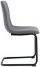 Stuhl Polyester Metall 43 x 87 x 53 cm Schwarz Grau Bild 4