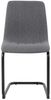 Stuhl Polyester Metall 43 x 87 x 53 cm Schwarz Grau Bild 3