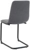 Stuhl Polyester Metall 43 x 87 x 53 cm Schwarz Grau Bild 5