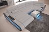 Stoff Wohnlandschaft Concept U Form - Strukturstoff - macchiato-schwarz - Links Bild 3