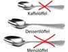 Solex Lena Besteckset Dessertlöffel 12 Stück Hammerschlagoptik Bild 2
