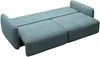 Vente-unique - VOPOZA Sofa Stoff Blau - B 103 cm x H 87 cm x L 238 cm Bild 4