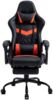 Delman Gamingstuhl, Massagefunktion mit 6 Vibirationspunkten Rot, 132 x 52 x 48 cm Bild 5