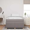 vidaXL Bettrahmen mit Matratze Taupe 120 x 200 cm Stoff 3398383 Bild 3