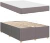 vidaXL Bettrahmen mit Matratze Taupe 120 x 200 cm Stoff 3398383 Bild 4
