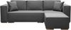 AX LIVING Grau Ecksofa mit Schlaffunktion Vinoria L-Form 255 cm Rechts Bild 2