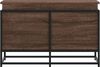 vidaXL Aufbewahrungsbox mit Deckel Eichen-Optik 80x40x51,5 cm 848803 Bild 4