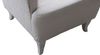 Sessel Ohrensessel Wohnzimmersessel - Orlando - Webstoff Weiss Bild 3
