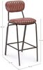 Barhocker Debbie aus Kunstleder, Cognac, 44 x 51 x 100 cm Bild 5