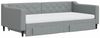 vidaXL Tagesbett Ausziehbar mit Schubladen Hellgrau 100x200 cm Stoff 3197485 Bild 3