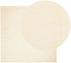 vidaXL Teppich HUARTE Kurzflor Weich und Waschbar Creme 120x120 cm 375037 Bild 3