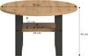 Runder Couchtisch Seattle - Artisan Eiche / Grau Bild 3