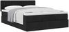 vidaXL Ottoman-Bett mit Matratze Schwarz 140x190 cm Stoff 3311624 Bild 5