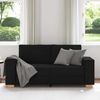 vidaXL 2-Sitzer Sofa Schwarz 140 cm Stoff 4104982 Bild 3