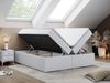 Boxspringbett - Doppelbett mit Multipocket-Matratze - BESS -180x200 - Weiß Kunstleder - H4 Bild 2