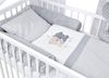 Baby-Delux Komplettbett Hausbett Babybett Schutzgitter Komplettset, 10-tlg, Kinderbett 60x120 cm weiß, Bettset verschiedene Designs Bild 3