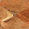 Couchtisch, Sofatisch 35 cm 6 Baumscheiben Massivholz Akazie Bild 4