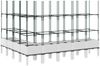 vidaXL Pflanzkübel mit Rankgitter Weiß 200x160x142,5 cm PP 367974 Bild 5