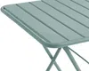 Vente-unique - MIRMANDE Garden dining set Metall Grün - B 60 cm x H 73 cm x L 60 cm Bild 5