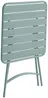 Vente-unique - MIRMANDE Garden dining set Metall Grün - B 60 cm x H 73 cm x L 60 cm Bild 3