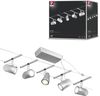 Paulmann No. 94465 Seilsystem, Cup Basisset, Chrom matt, 5x max. 10W, DC 60VA, 12,4 x 1.000 x 10 cm Bild 4