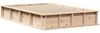 vidaXL Bettrahmen Braun 140 x 200 cm Massives Kiefernholz 3385715 Bild 4