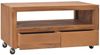 vidaXL TV-Schrank mit Rollen 80x50x42 cm Teak Massivholz 326130 Bild 2