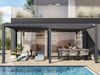 PRIMEYARD Pergola 3x6 m Aluminium Pfosten mit Lamellendach aus Aluminium anthrazitfarbeneTerrassenüberdachung Bild 4
