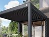 PRIMEYARD Pergola 3x6 m Aluminium Pfosten mit Lamellendach aus Aluminium anthrazitfarbeneTerrassenüberdachung Bild 5