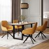 Esstisch Livorno Schwarz/Goldkraft Eiche 160 x 80 cm Vicco Bild 3