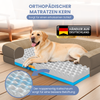 ELONEO orthopädisches Hundebett Grosse Hunde - 106 x 76 x 19 cm, Hundekorb mit Memory Foam, Hundematte wasserdicht und waschbar, Hundekissen, Hundematratze mit weicher Polsterung, braun Bild 2