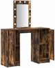 vidaXL Schminktisch mit Speicher Braun 102 x 33 x 135 cm Holzwerkstoff 865185 Bild 4