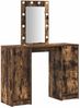 vidaXL Schminktisch mit Speicher Braun 102 x 33 x 135 cm Holzwerkstoff 865185 Bild 2