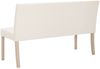 vidaXL Sitzbank 139,5 cm Cremeweiß Kunstleder 281330 Bild 4