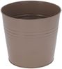 4 Stk. Blumentopf Pflanzgefäß Balkontopf Pflanztopf verzinkt Ø17xH15cm Bild 2