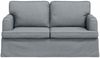 vidaXL Sofa Hellgrau 144 x 80 x 85 cm Stoff 42024483 Bild 4