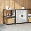 vidaXL Aufbewahrungsset für die Küche mit Regal 2 pcs Silber Edelstahl 3392684 Bild 4