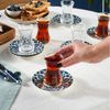Karaca Teeservice Karaca Edirne Türkisches Teeset 12-tlg, 6 Pers, 130 ml, Mehrfarbig Bild 4