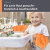 Lashuma Waschlappen - Seiftücher Linz, (Spar-Set, 6-St), Flauschige Gästetücher in Orange 30x30 cm Bild 4