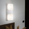 LED Wandleuchte, nickel matt, satiniert, H 43 cm Bild 5