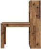 vidaXL Schreibtisch mit Regal Altholz 122 x 67 x 145 cm Holzwerkstoff 3337263 Bild 5
